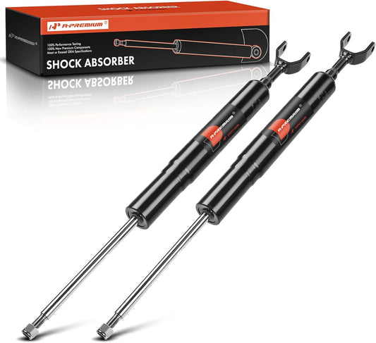 A-Premium Front Pair (2) Suspension Shock Strut Absorbers Compatible with Audi A6 2006-2011 A6 Quattro 2005-2011, Driver and Passenger Side