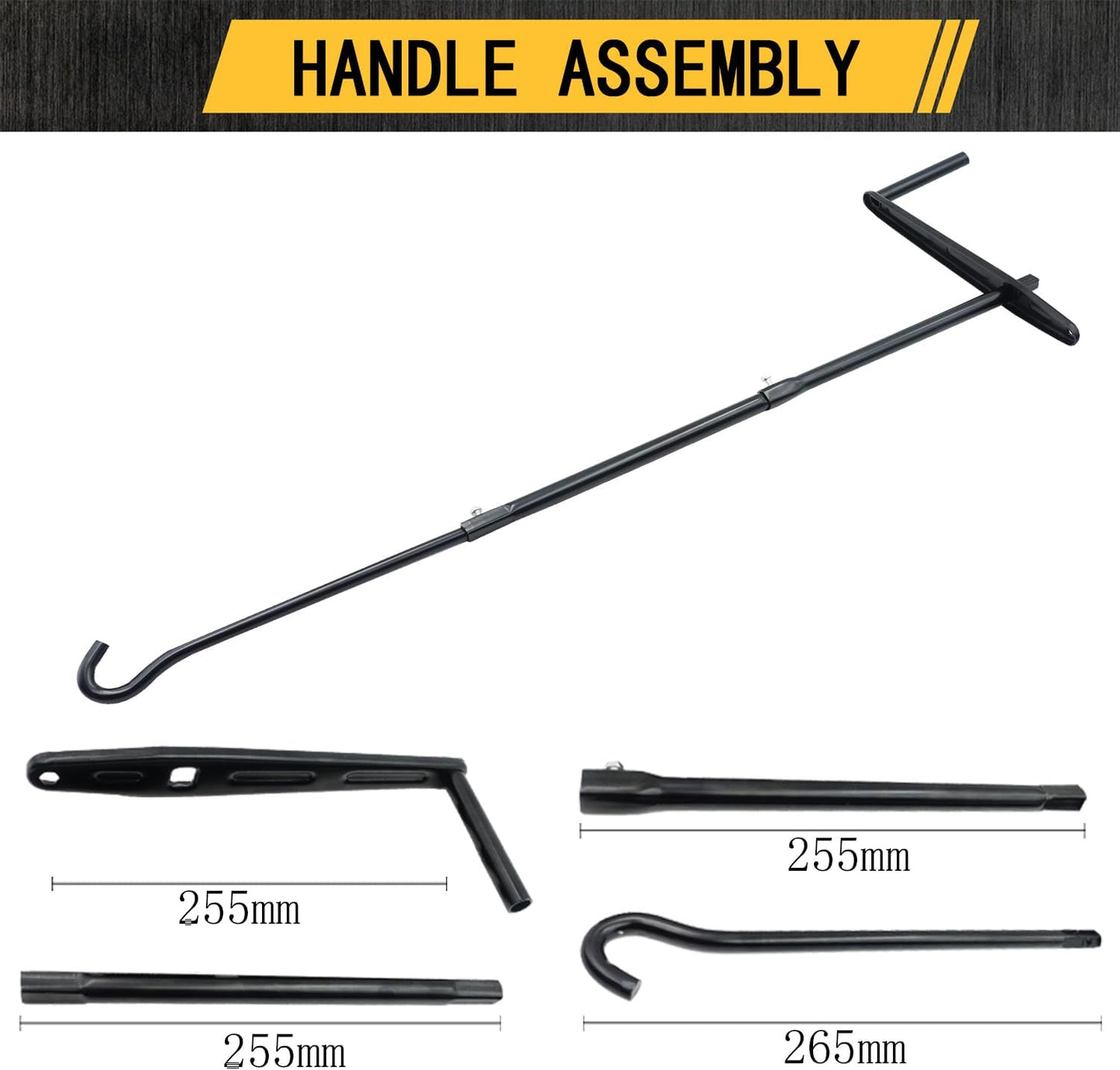 Car Jack 2 Ton (4,000 lb) Capacity Spiral Jack for Pickup Truck, Screw Jacks for Car Lift or Jack Stands, Tire Jack Fit for Ford F150 Truck Chevy Silverado Dodge Ram 1500 (Black)