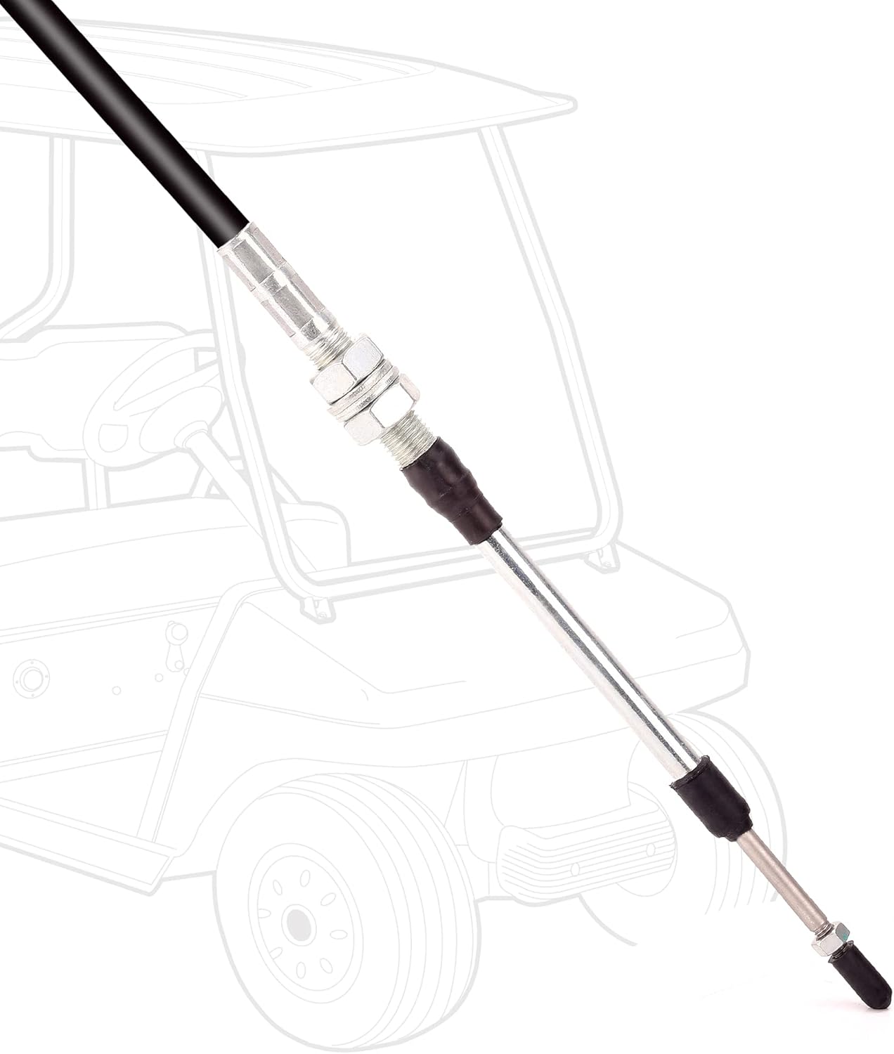10L0L Golf Cart Forward and Reverse Transmission Shift Cable for Club Car Precedent 2007-up, Replace OEM 103379601 102589901