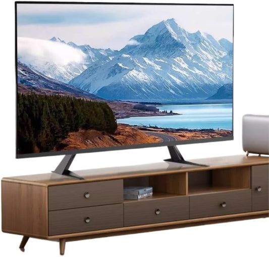 TV Mounts,TV Stand TV Bracket Tabletop TV Stand Base with Tilt Universal TV Base with Height Adjustment Fits Most 27 to 65 Inch Flat Screen TVs TV Mount Stand for Living Room Bedro