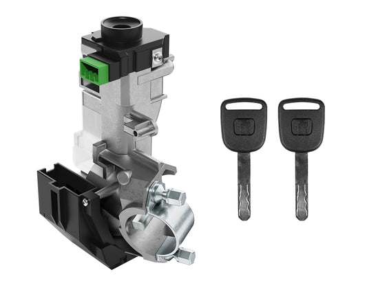 06350-SAA-G30 35100-SDA-A71 Ignition Switch Lock Cylinder Assembly Compatible with 2003-2005 Accord,2005-2006 CR-V,2003-2005 FIT,Odyssey 2005-2008 (Keys Without Chip ID48)