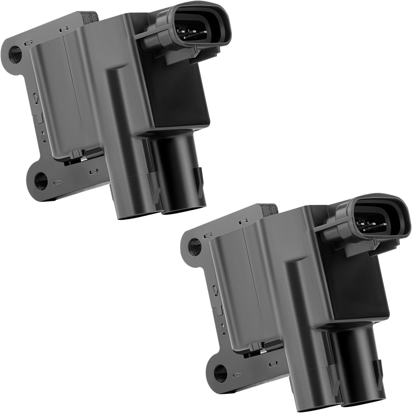 SCITOO ignition coils 4+Spark Plugs 4 4pcs Replacement for P-assat 1.8L 2001-2005,for J-etta 1.8L 2001 2002 2003 2004 2005,for A-udi A4 1.8L 2001-2007 Replace UF411 UF-437, UF-580, CO044