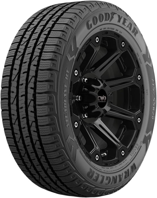245/60R20 fits GOODYEAR269031969 WRANGLER STEADFAST HT Tire 107H XL Black Side Wall 800 A B Passenger/SUV All Terrain