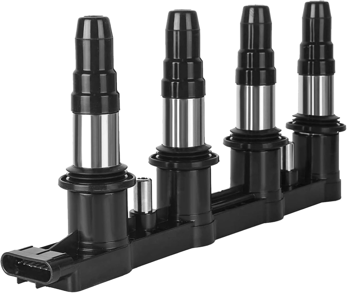UF575 Ignition Coil & 1675 Double Iridium Spark Plug for Audi A3 A4 A5 A6 Q5 R8 TT RS4 RS5/Volkswagen Jetta Passat Beetle CC Golf GTI Replaces# C1627 07K905715F E1075