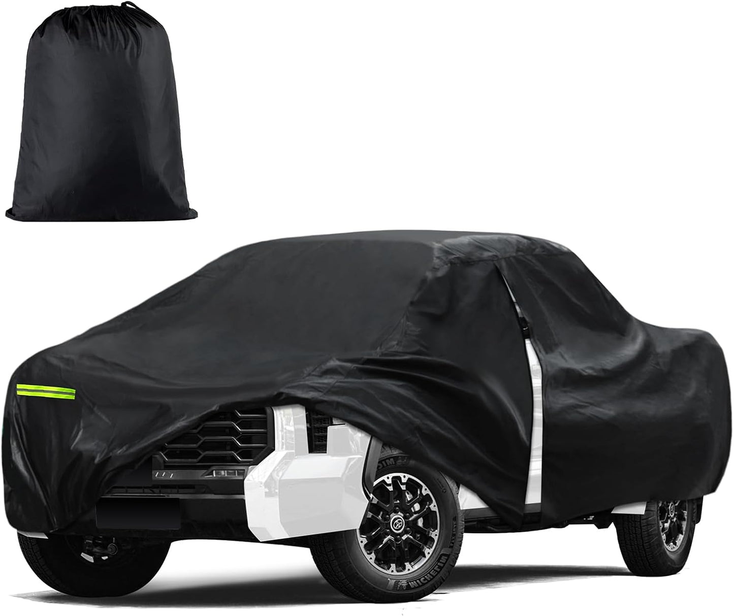 Car Cover Custom Fit for Ford Mustang 1994-2025, for Chevy Camaro 2010-2025, Waterproof All Weather Full Exterior Cover Rain Hail Sun Protector Car Cover with Door Zipper