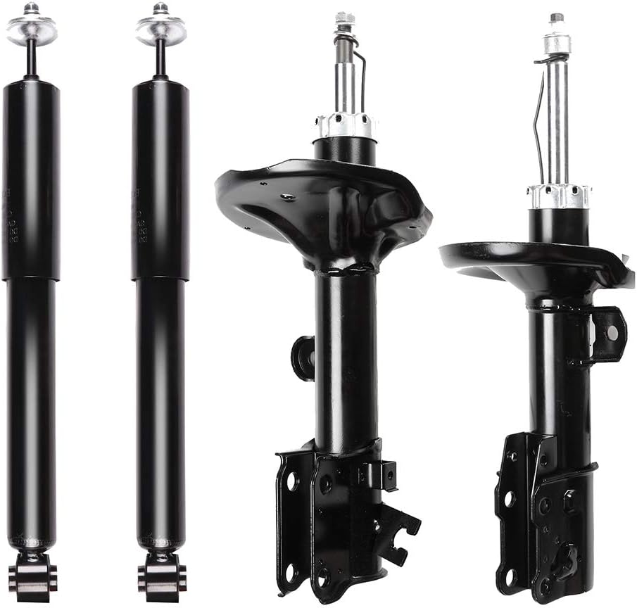 Set of 4 Front Rear Shocks,ROADFAR Shock Absorbers Set Fit for 2004 2005 2006 2007 2008 2009 2010 2011 2012 for Chevy Malibu,2005 2006 2007 2008 2009 2010 for Pontiac G6,2008 for Saturn Aura Struts