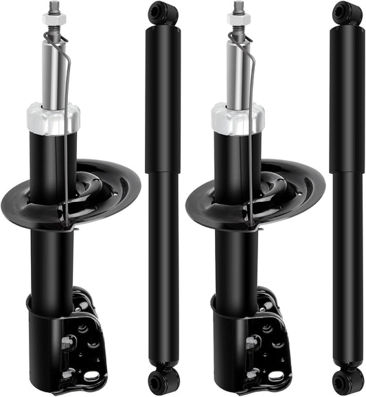 4x Struts AUTOMUTO Shock Absorbers Fits 2007-2012 for Chevy Equinox,2010-2011 for GMC Terrain,2007-2009 for Pontiac Torrent,2008-2010 for Saturn Vue with 335072 335073 345055 Auto Shocks - Front Rear