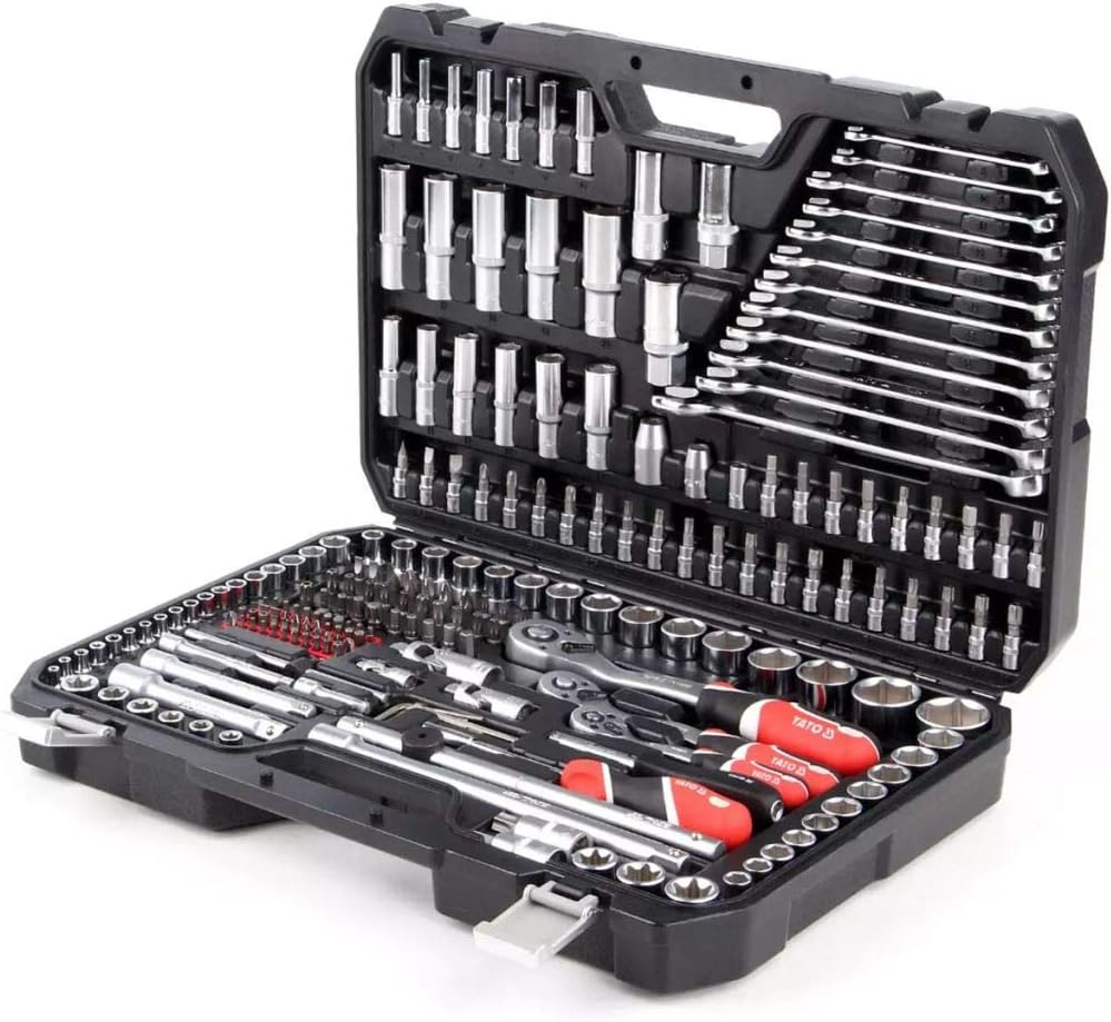 YT-38841 216-Piece Socket Spanner Set – 1/4 Inch, 3/8 Inch and 1/2 Inch