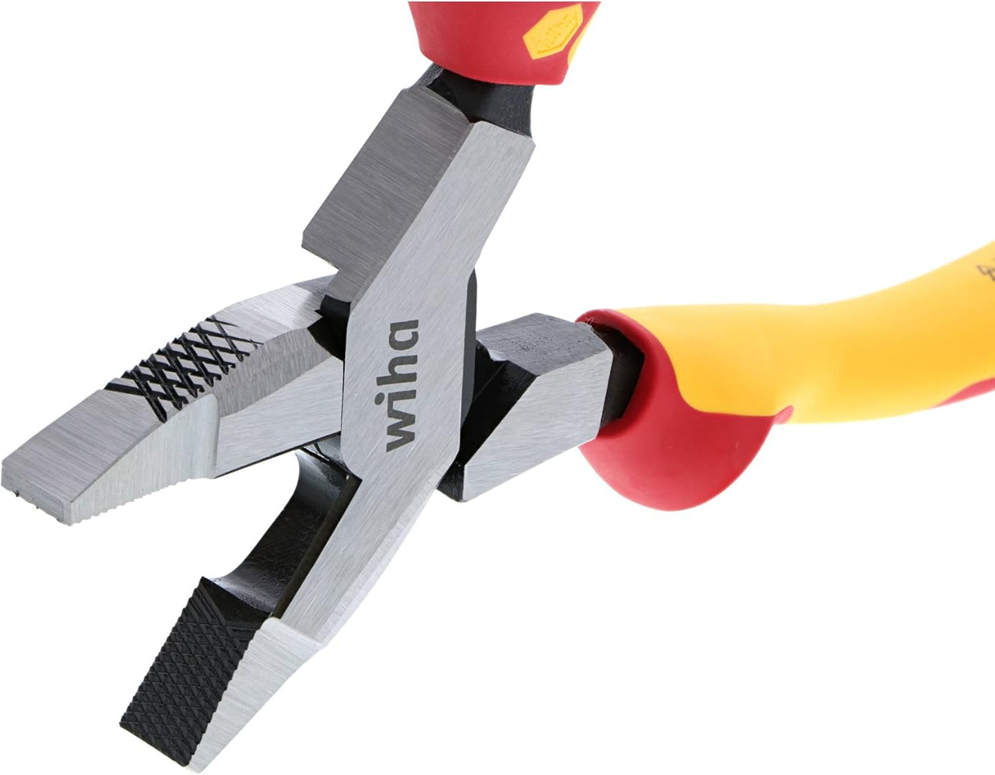 Wiha 32968 3 Piece Insulated Industrial Grip Pliers and Cutters Set, Red