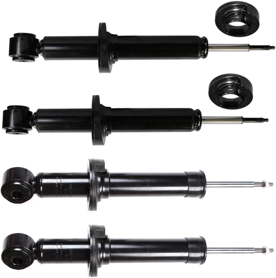 SCITOO Full Set Shocks for Expedition, Shocks Absorbers and Struts Fits 2007 2008 2009 2010 2011 2012 2013 for Ford Expedition,2007-2014 for Lincoln Navigator Amortiguadores