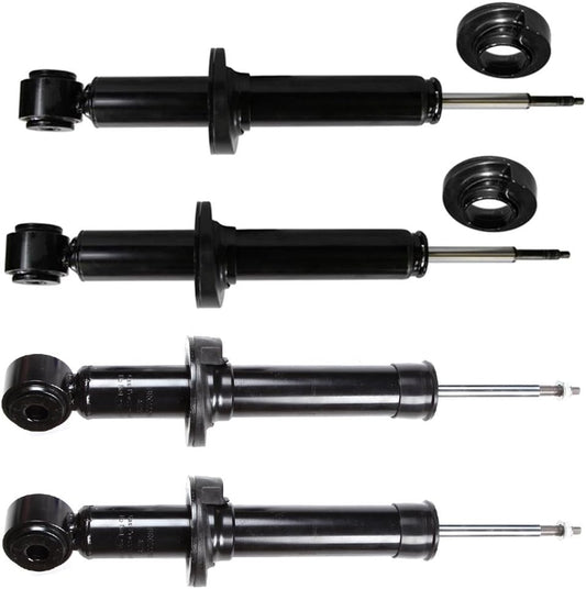 SCITOO Full Set Shocks for Expedition, Shocks Absorbers and Struts Fits 2007 2008 2009 2010 2011 2012 2013 for Ford Expedition,2007-2014 for Lincoln Navigator Amortiguadores