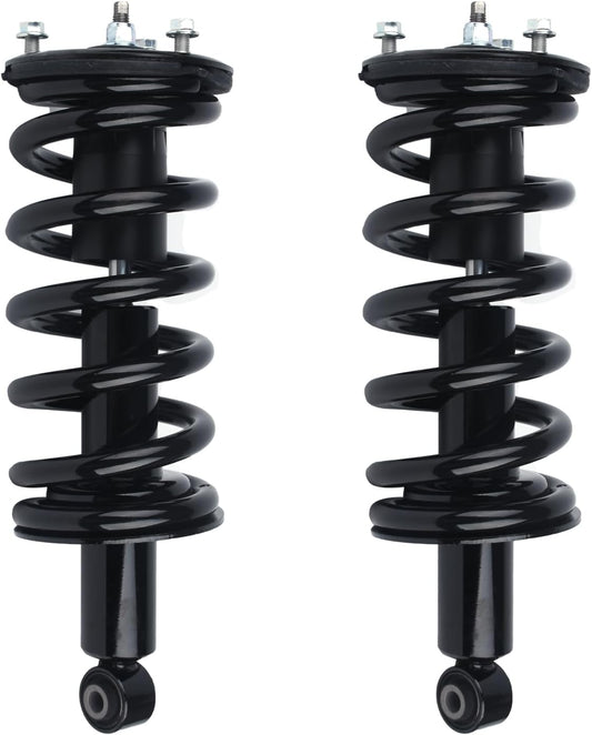 Autoround Front Pair Complete Struts with Coil Spring Assembly Replacement for Nissan TITAN 2004-2015, TITAN 2017-2019 4WD -171358 (Set of 2)
