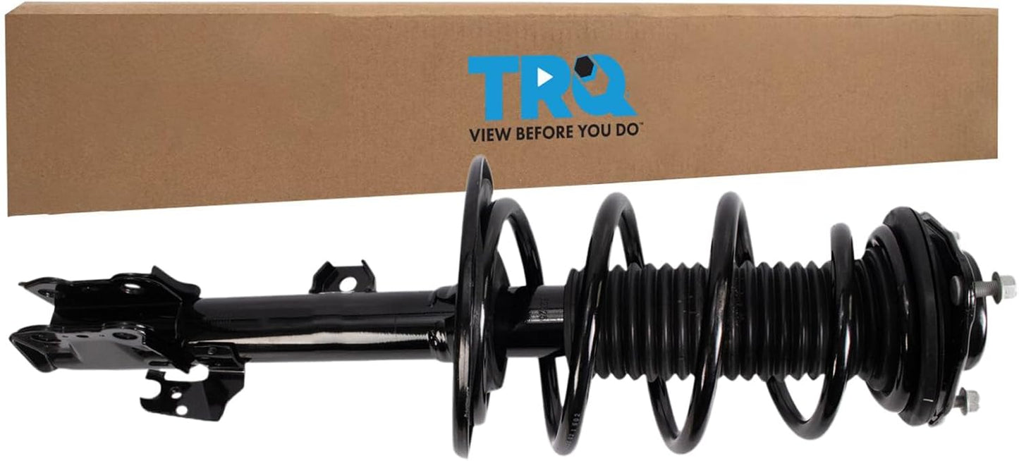 TRQ Front Left Complete Strut & Coil Spring Assembly Drivers Side Compatible with 2011-2017 Honda Odyssey