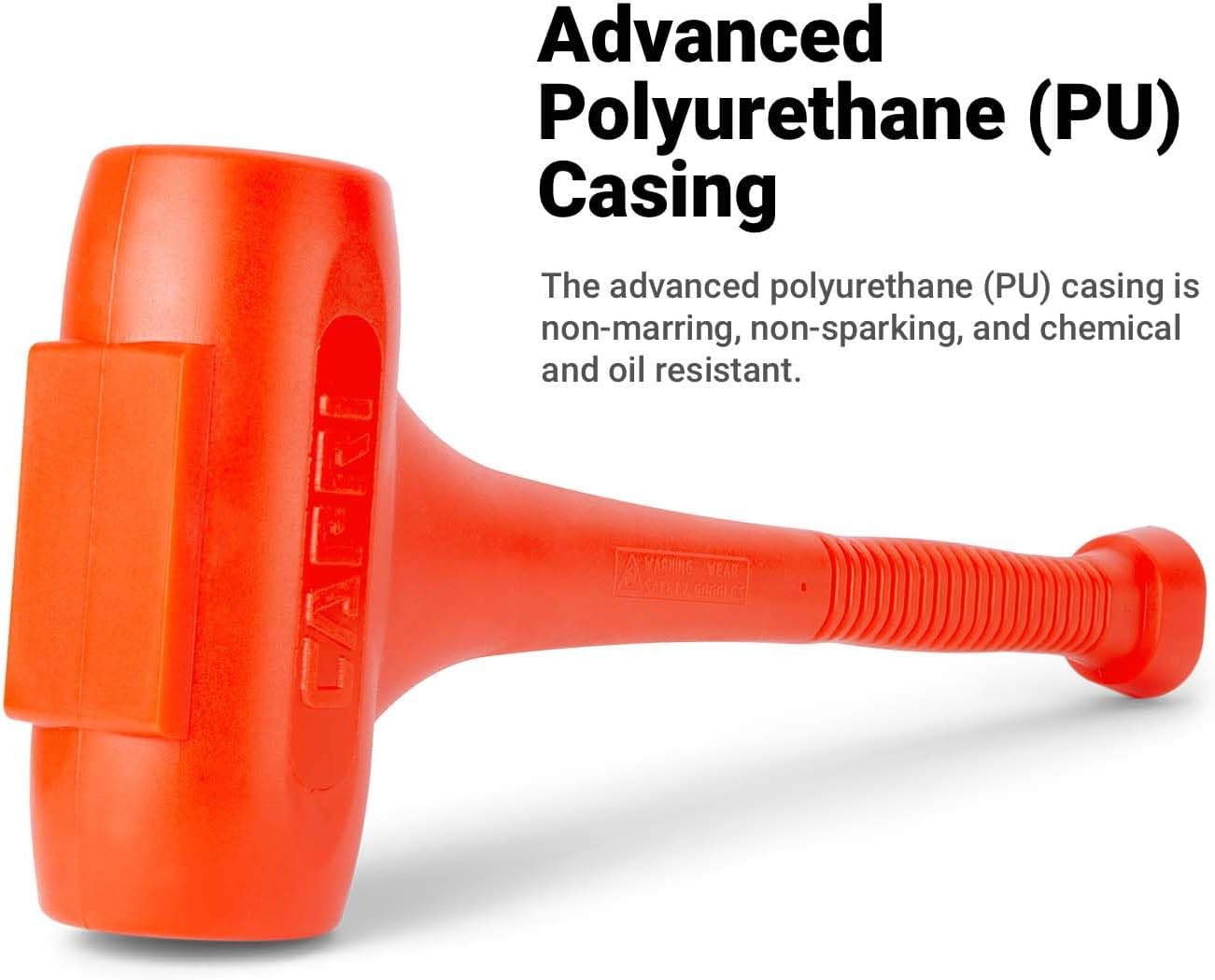 Capri Tools CP10102 C102 12 lb Dead Blow Hammer, 36-1/2", Orange