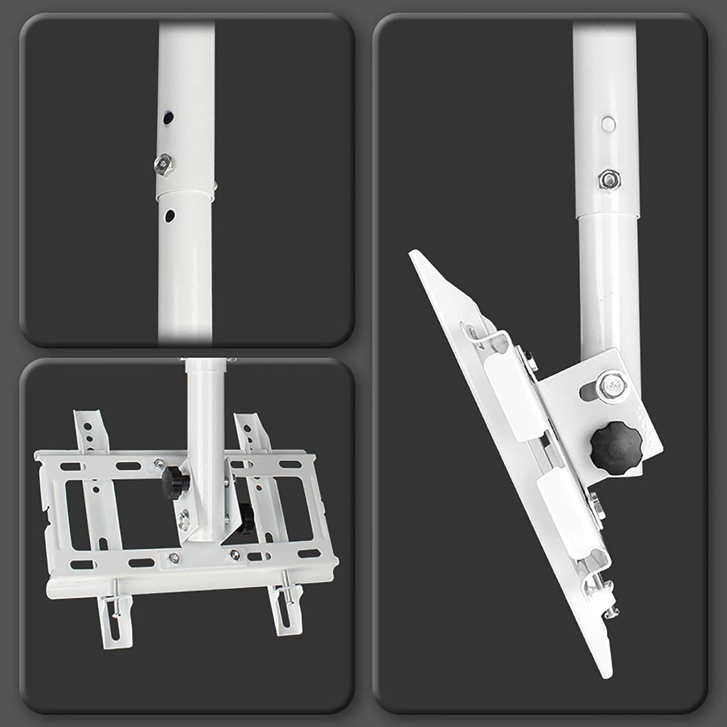 TV Stand,Tv Wall Mount Ceiling TV Mount Bracket, rt 77 Lbs, Fits 32 to 55