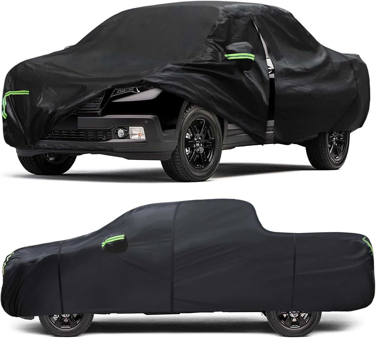 Car Cover Custom Fit for Dodge Challenger 2008-2023,6 Layers Truck Cover Waterproof All Weather for Automobiles,Outdoor Full Exterior Cover,Rain, Sun, Wind Protection,Black