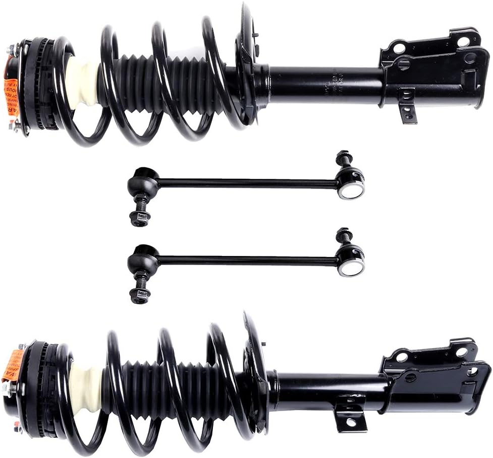 SCITOO Struts suspension kit For Dodge Journey 2009 2010 2011 2012 2013 2014 2015 2016 2017 2018 2019 Front Strut Spring Assembly Stabilizer Bar Link 4Pcs,172509 172510 K750382