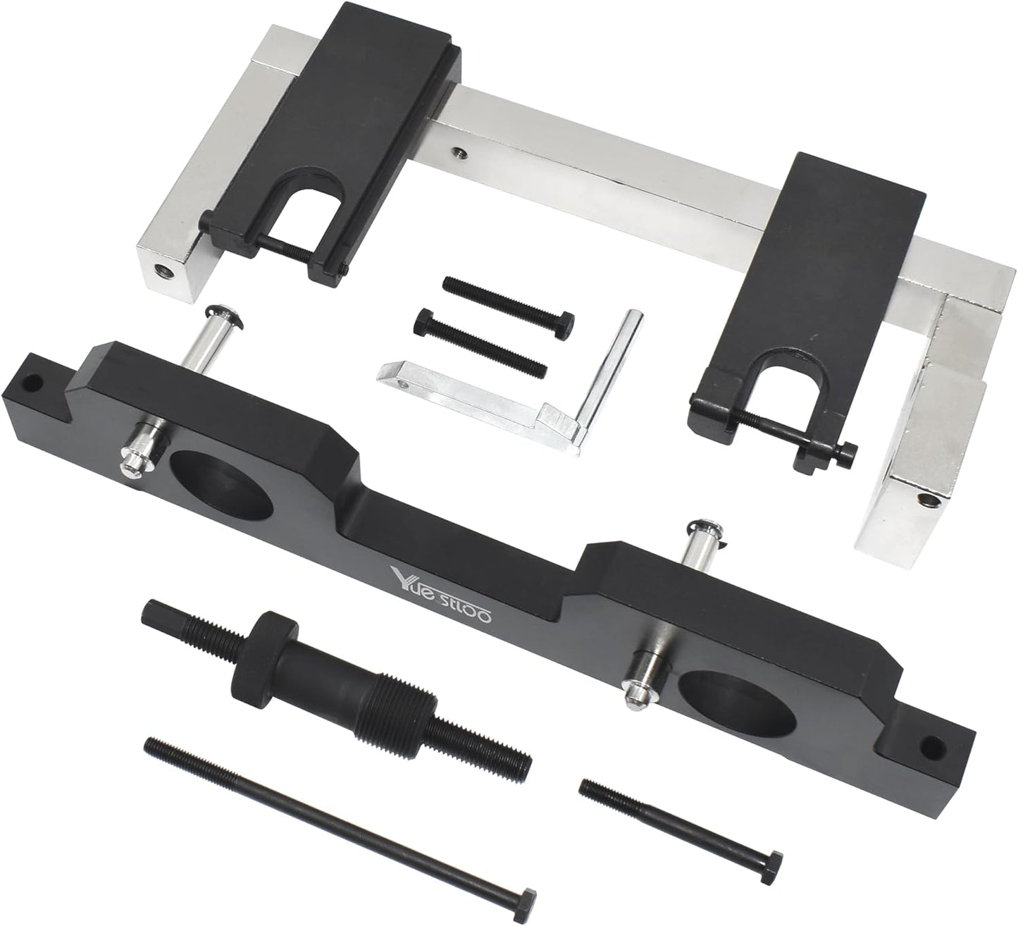 17PCS Camshaft Alignment Timing Tool Kit, Compatible with BMW N20 N26 Engine, with Flywheel Holder Tool & Balance Shaft Tool & Fuel Injector Remover Kit, 212831, 119340, 212830, 219548