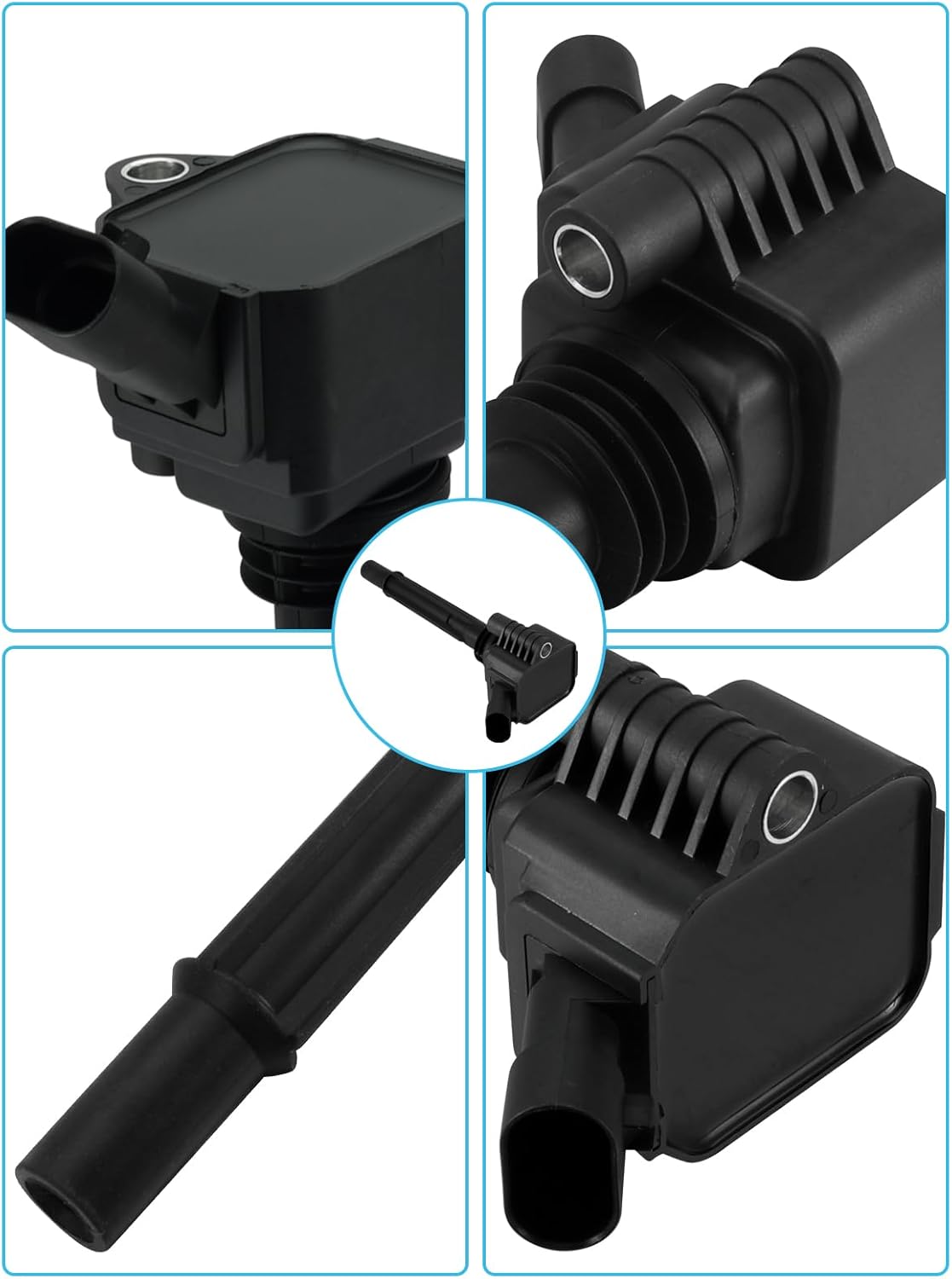 Set of 4 UF673 Ignition Coil Pack (1.4L L4) For Fiat 500 2012-2017,For Dodge Dart 2013-2016,Replace # C1828 68081914AC 68081914AB 68081914AA UF-673