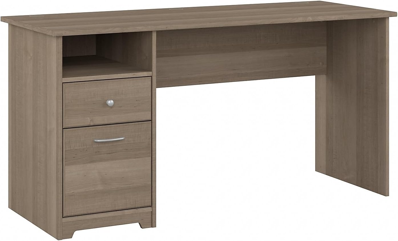Bush Furniture Cabot 60W Computer Desk with Drawers in Espresso Oak, Workstation and File Storage, Desktop with Organization Solutions for Home Office