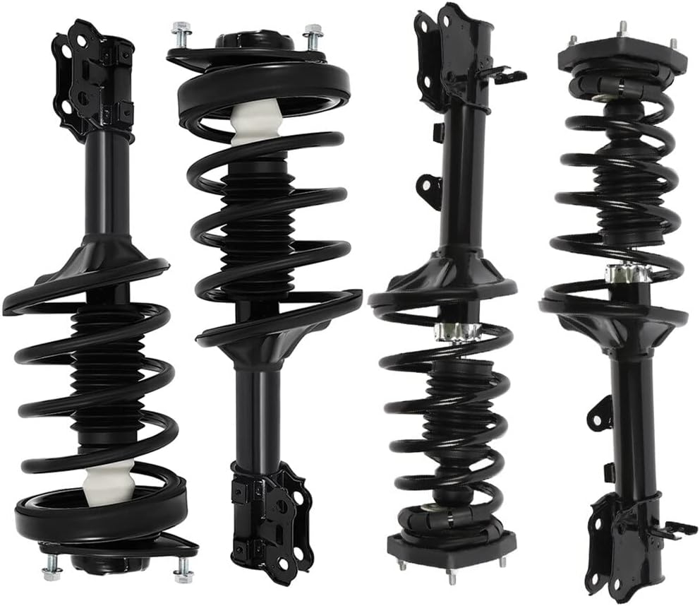 SCITOO Front and Rear Shock Absorber Assembly Fit for 2003-2008 for Hyundai Tiburon, Complete Shock and Strut Assembly Kit Fit for 172191 172192 172193 172194 4PCS