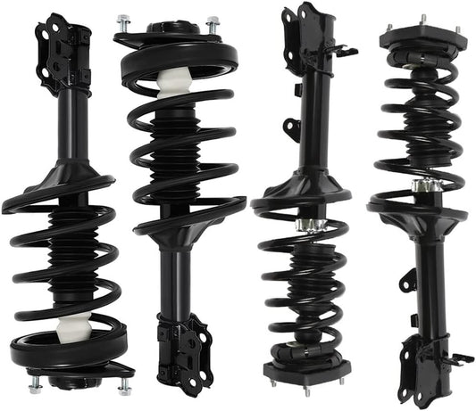 SCITOO Front and Rear Shock Absorber Assembly Fit for 2003-2008 for Hyundai Tiburon, Complete Shock and Strut Assembly Kit Fit for 172191 172192 172193 172194 4PCS