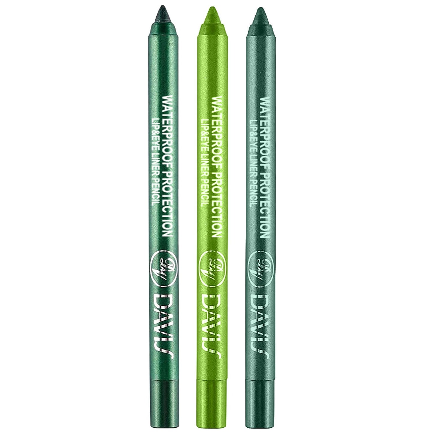 15PCS Colorful Eyeliner Pen Set, Eye Shadow Pencil, Pearl & Matte Metallic Glitter Eyeliner for Women, Eye & Lip Liner, Professional Eye Makeup Set