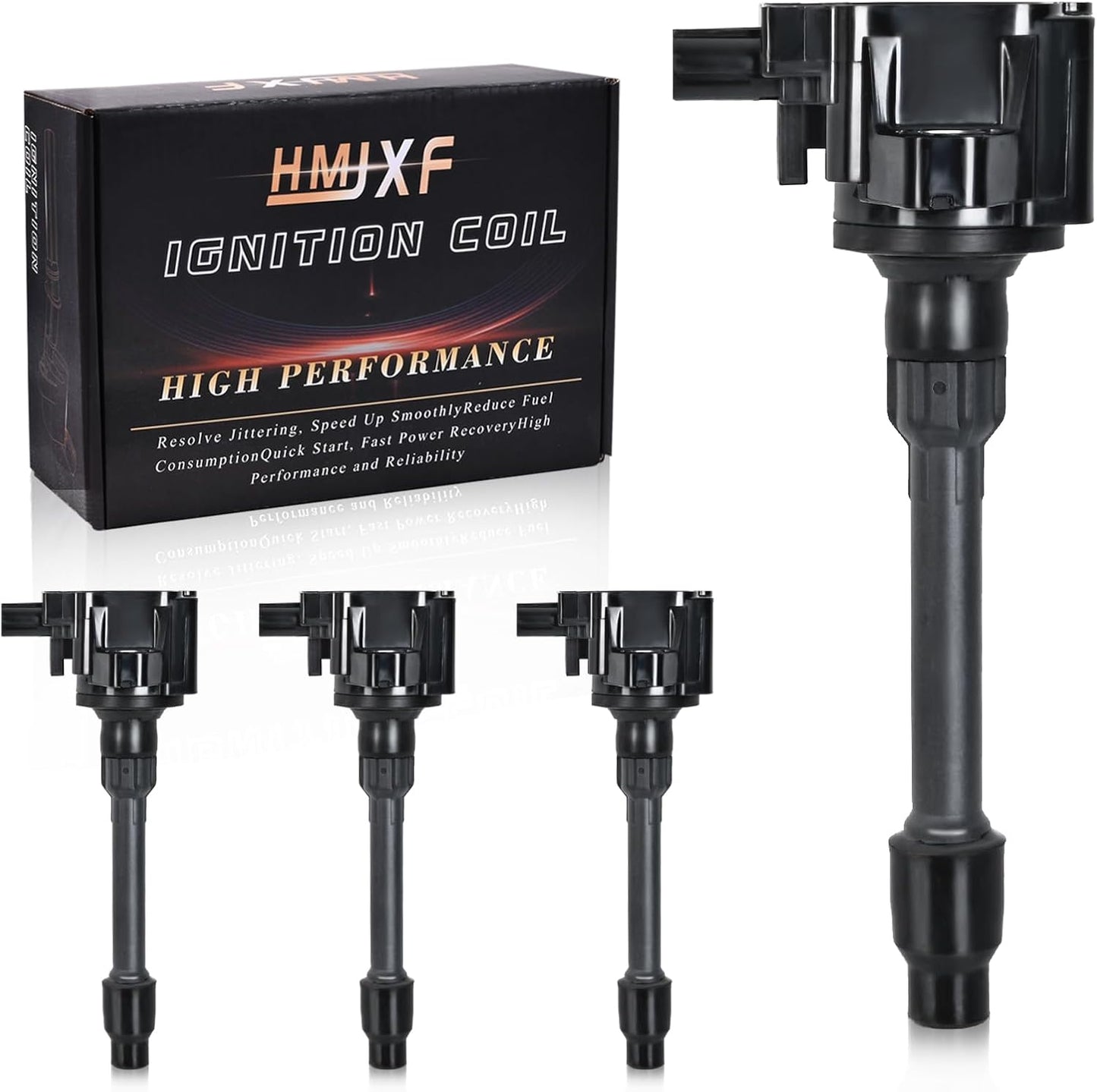 6PCS Ignition Coil packs UF807 0221504038 68223569AB/AC/AD COMPATIBLE WITH CHRYSLER PACIFICA VOYAGER DODGE DURANGO JEEP GLADIATOR GRAND CHEROKEE WRANGLER RAM 1500 3.5 V6