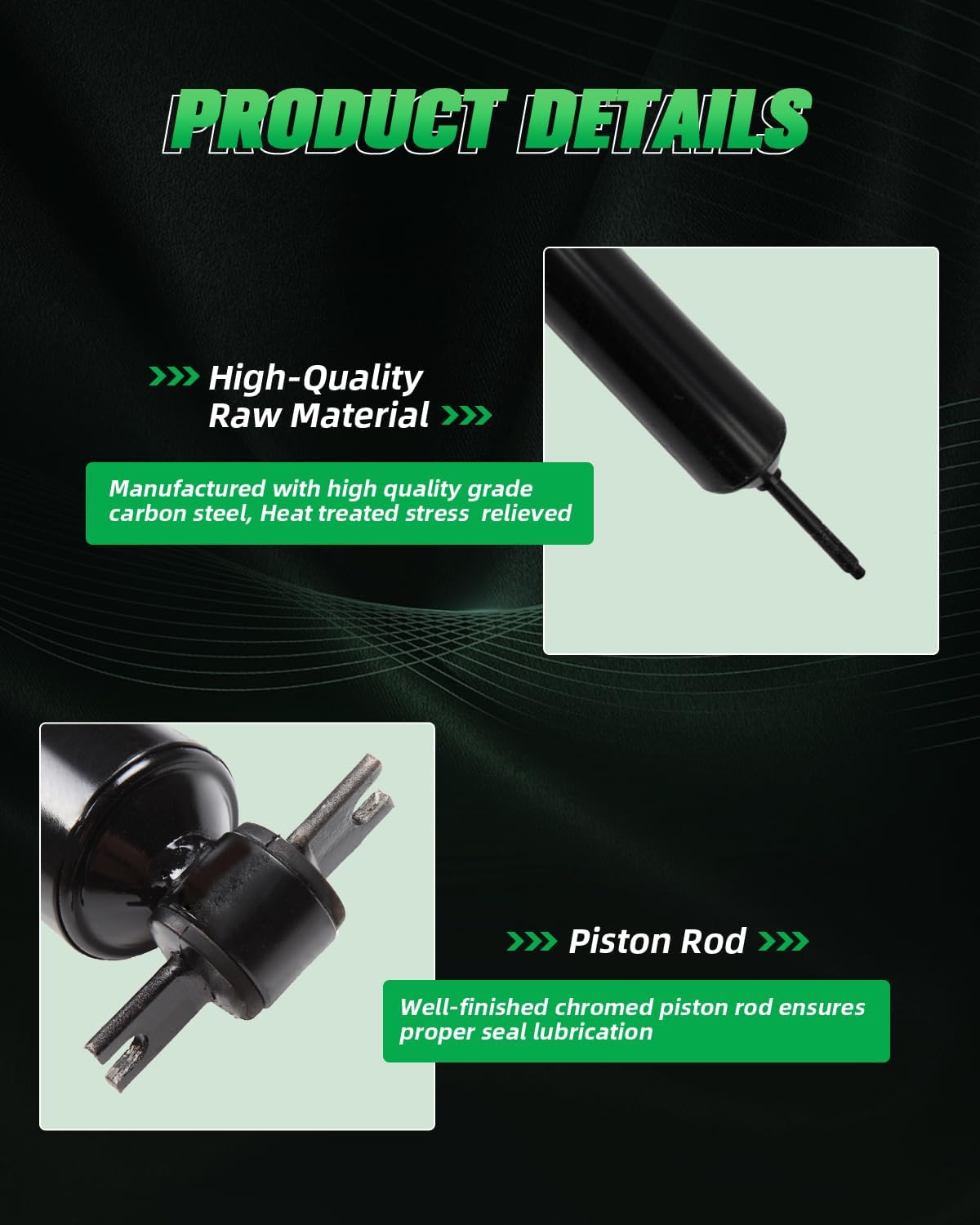 SCITOO Front & Rear (4 Pcs) Shocks for Jeep, Shocks Absorbers Fits 1991-2001 for Jeep for Cherokee with 37027 37083 344089 344088 Shocks and Struts Auto Shocks