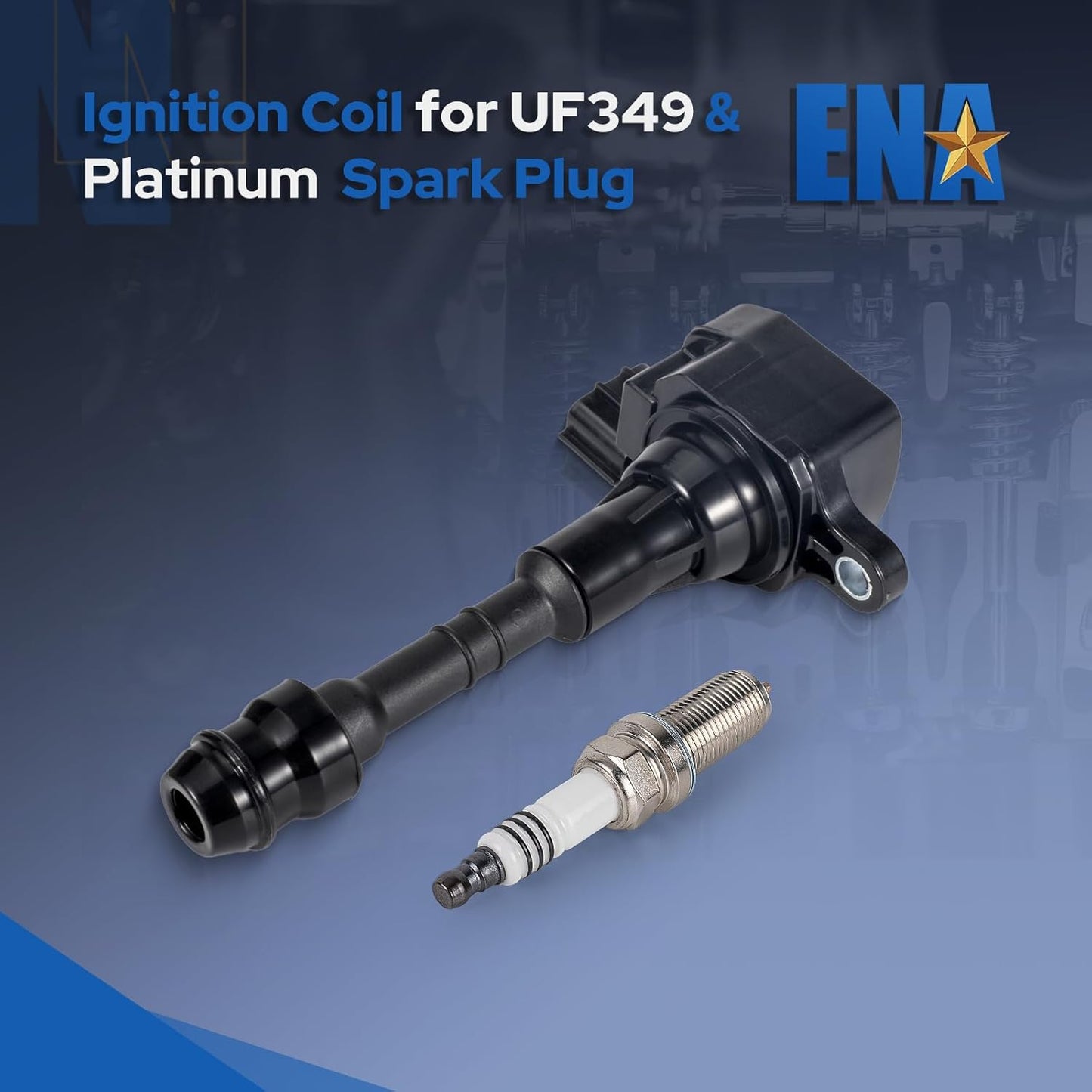 Set of 6 Ignition Coil Pack and Iridium Spark Plug 3.5 V6 Compatible with Nissan Altima Maxima Pathfinder Frontier Quest Infiniti I35 G35 FX35 QX4 2002 2003 2004 2005 2006 2007 2008 Replaces# UF349