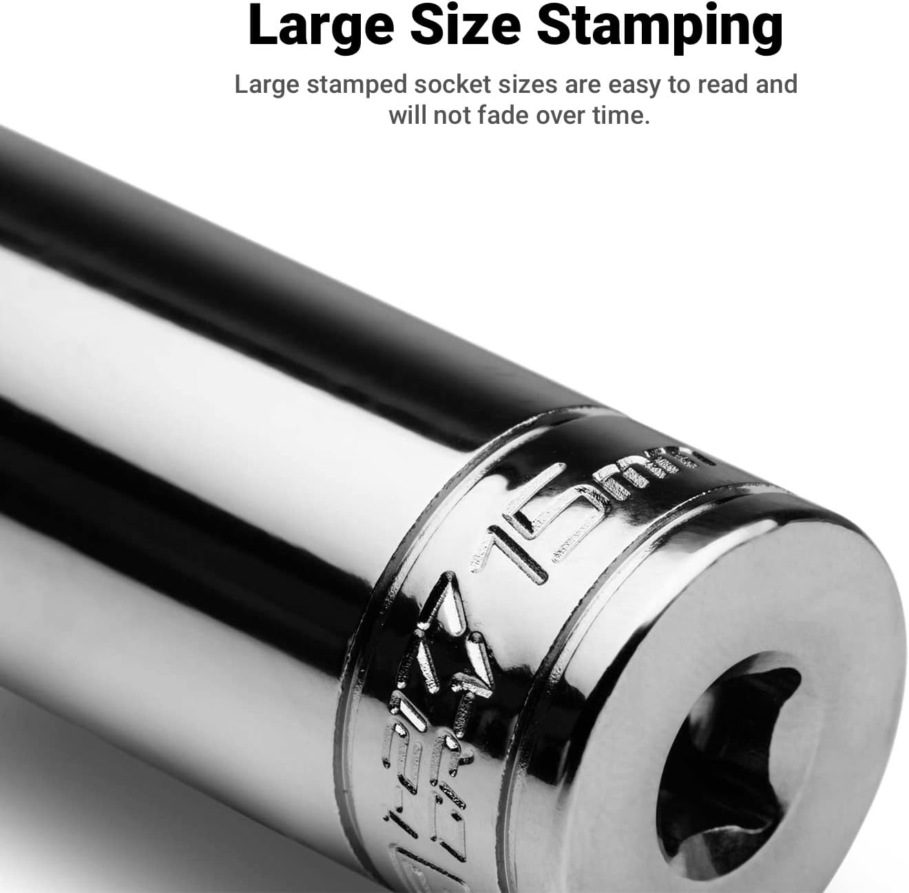 Capri Tools 3/8 in. Drive Shallow and Deep Chrome Socket Set, 6-Point, 8 to 22 mm, 30-Piece