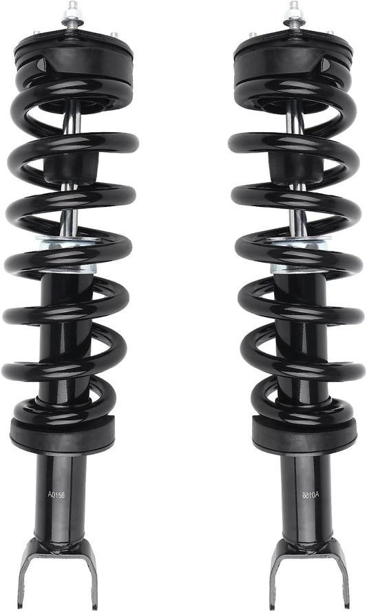 Autoround Pair 172292 Front Complete Shock Absorber Compatible with Ram 1500 2011-2018, Dodge Ram 1500 2009-2010, Ram 1500 Classic 2019-2023, Left & Right Struts with Coil Spring Assembly
