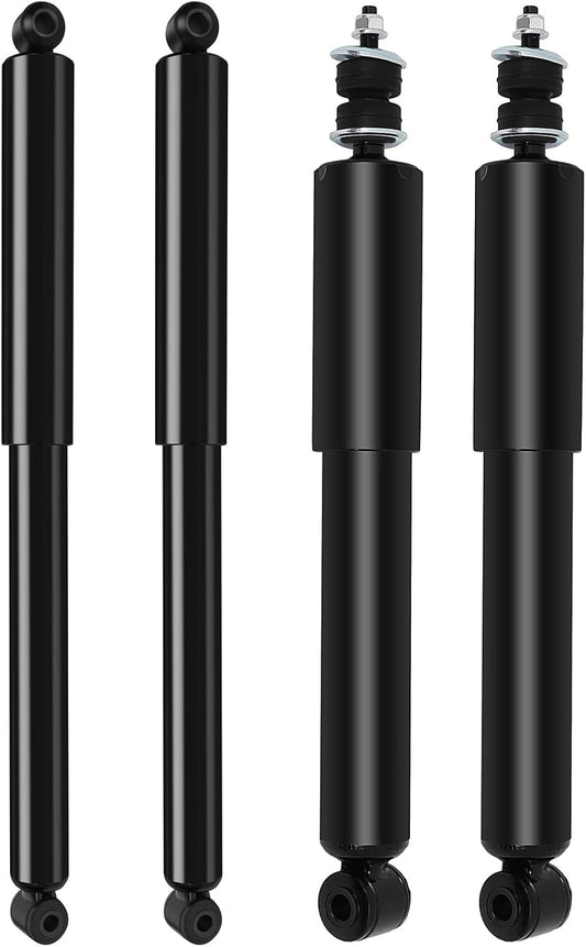 SCITOO Shocks Struts,Front Rear Shock Absorbers Strut Kits Compatible with 1990 1991 1992 1993 1994 1995 1996 Ford F-150 344049 37095 344079 37039 Auto Shocks Struts