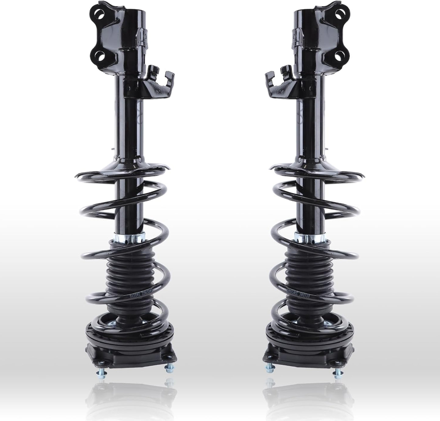 UIU Front Struts Shock Absorber Assembly Compatible for 2007 2008 2009 2010 2011 2012 Nissan Versa Cube, Complete Suspension Strut Pair of 2, Struts with Coil Spring Assemblies 172351 172352