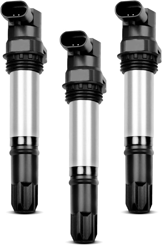 A-Premium Engine Ignition Coil Pack Compatible with Land Rover Freelander 2002-2006 2.5L Cylinder 2 4 6 3-PC Set
