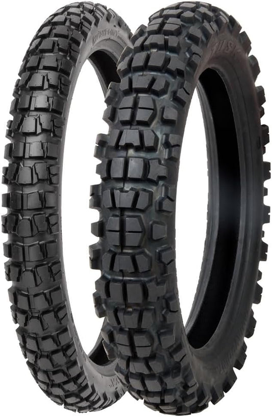 Tusk Waypoint Adventure Motorcycle Tire (Tire Set 90/90-21 (54R)/130/90-17 (68R) Tube Type)