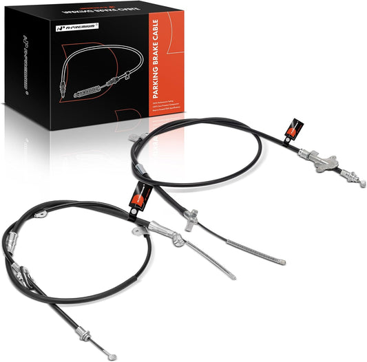 A-Premium Rear Driver & Passenger Side Parking Brake Cable Assembly Compatible with Toyota Models: Camry 2007 2010-2011, 2-PC Set