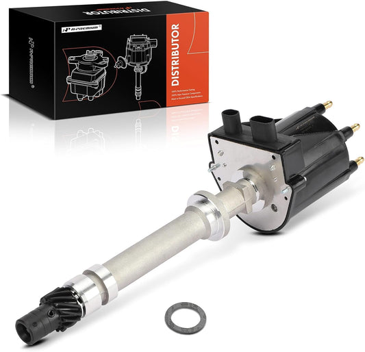 A-Premium Ignition Distributor with Cap and Rotor Compatible with Chevrolet Astro, Blazer, C10, C1500, Caprice, G10, Impala & GMC C1500, Caballero, Jimmy & Pontiac Bonneville & Oldsmobile Bravada