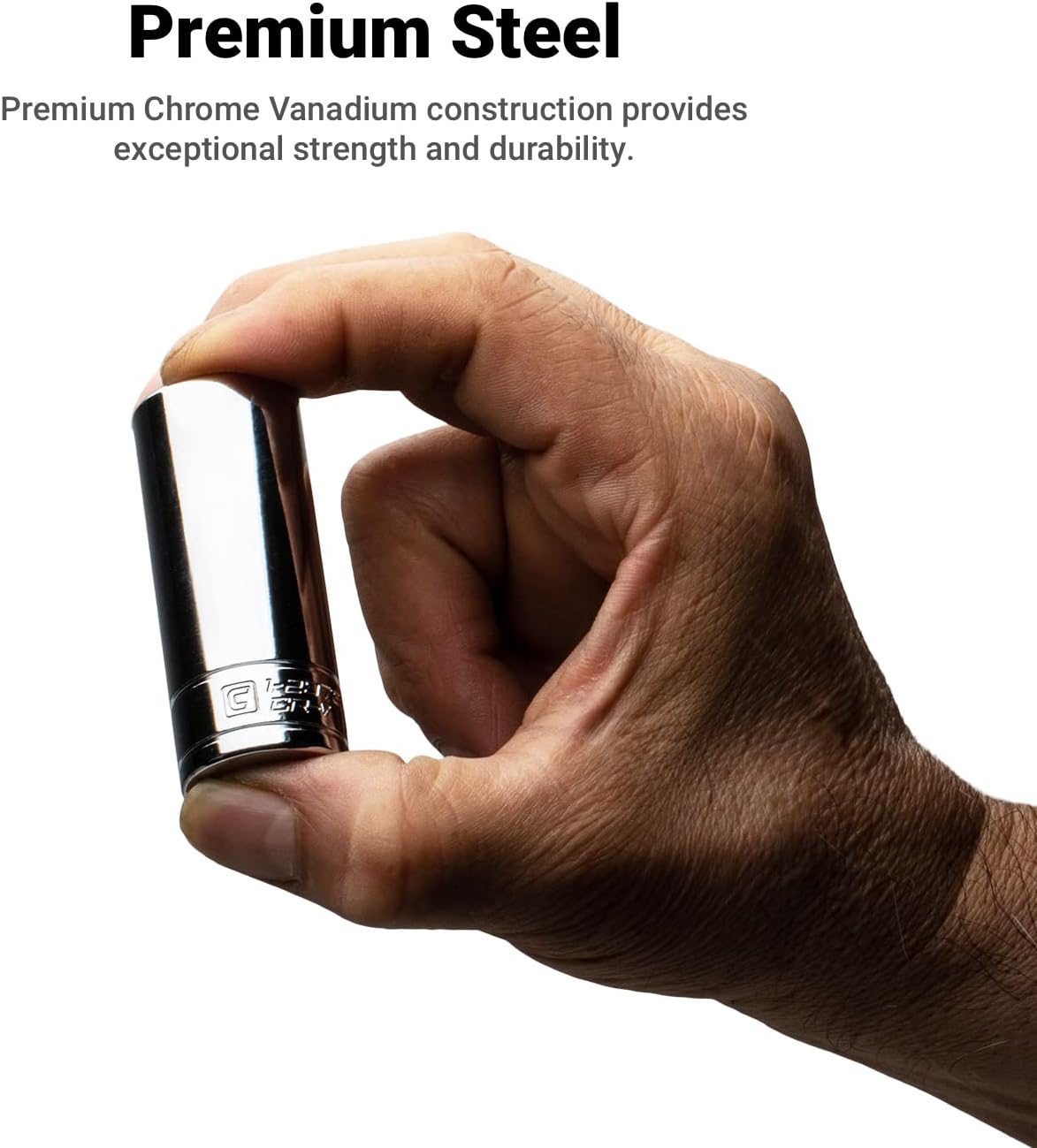 Capri Tools 3/8 in. Drive Shallow and Deep Chrome Socket Set, 6-Point, 8 to 22 mm, 30-Piece