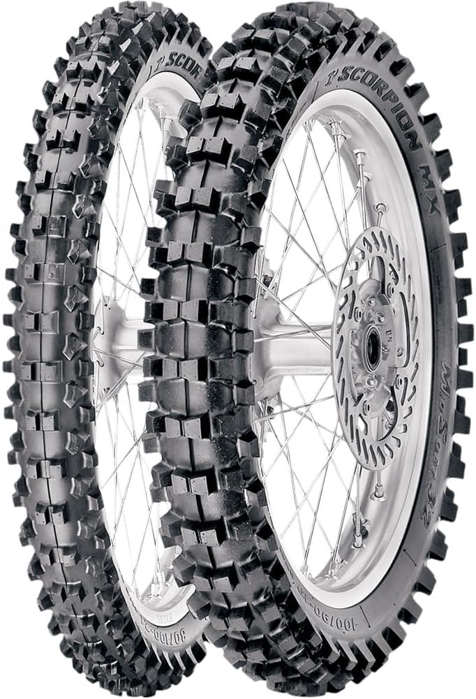 80/100x12 Pirelli Scorpion MX 32 Soft To Mid Terrain for Honda XR70R 1997-2003