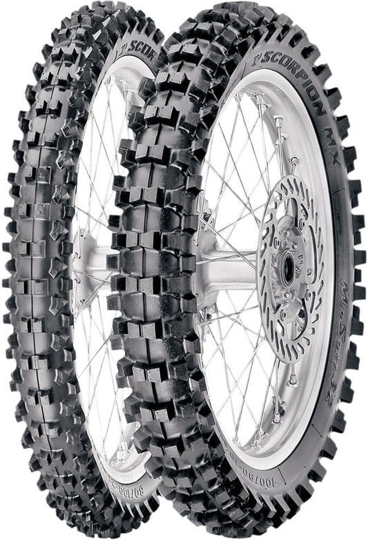 80/100x12 Pirelli Scorpion MX 32 Soft To Mid Terrain for Honda XR70R 1997-2003