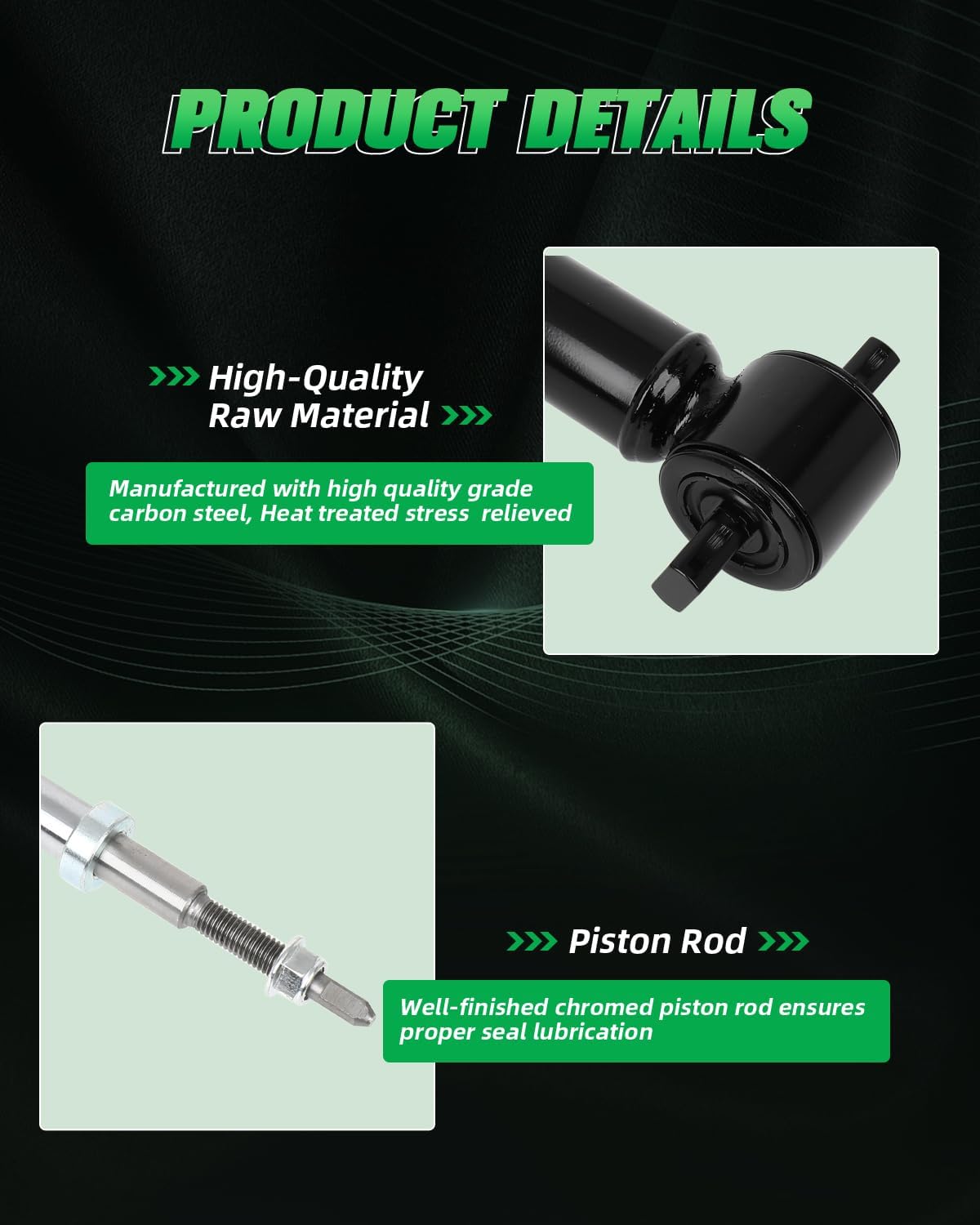 SCITOO - Front Shock Absorbers for Chevy Fits 2014-18 for Chevy Silverado 1500,15-20 for Chevy Suburban,15-20 for Chevy Tahoe,14-18 for GMC Sierra 1500,15-20 for GMC Yukon/XL Shocks Struts - 2Pc Set