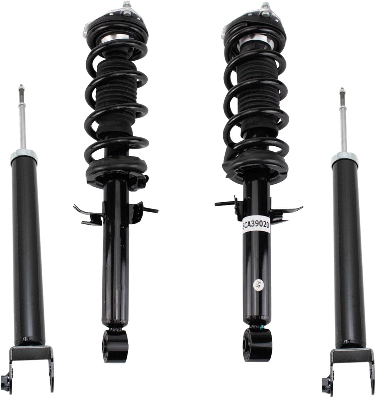 Shocks Front and Rear Complete Strut Assembly & Shock Absorber Kit Shock & Spring Strut Assembly 2008 2009 2010 2011 2012 2013 for INFINITI G37 2014 2015 Q60