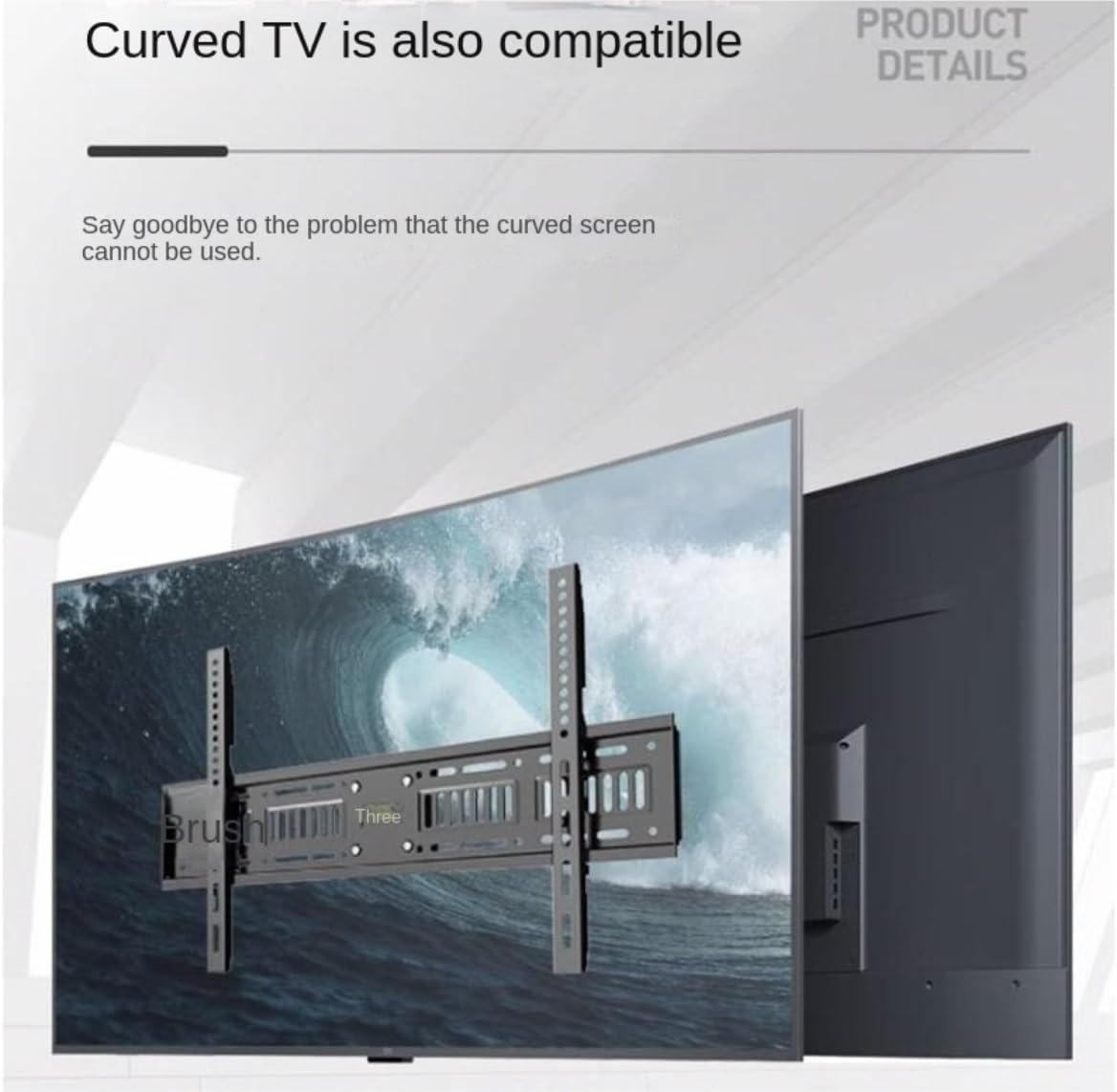 TV Mounts,TV Stand TV Bracket Universal TV Stand for 26-55 Inch TVs, Height Adjustable TV Mount Stand with Tempered Glass Base, Holds Up to 88 Lbs TV Mount Stand for Living Room Be