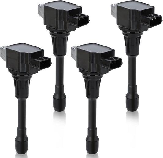 UF549 Pack of 4 Ignition Coil Packs Fit For 2007-2019 Nissan Altima Versa Sentra Rogue Cube NV200 Pathfinder Infiniti FX50 M56 QX60 QX70 1.6L 1.8L 2.0L 2.5L l4 C1696 5C1753
