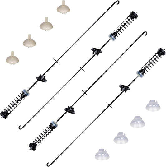 2025 Upgraded W11400156 W11187091 WTW7120HW0 MVW7230HW0 MVW7232HW0 WTW8127LC0 Washer Suspension Rods Kit for whirlpool kenmore and maytag Replace PD00065760、AP6976426、PS12731247、EAP12731247