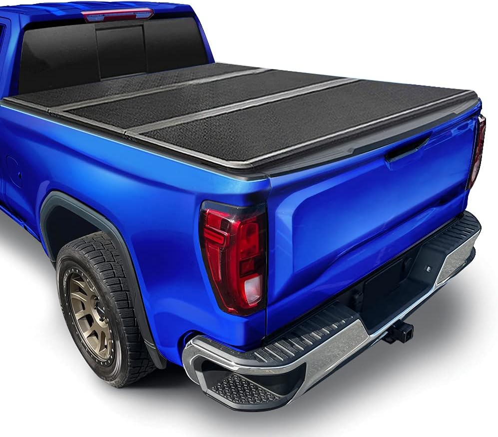 Tyger Auto T3 Soft Tri-fold Truck Bed Tonneau Cover Compatible with 2019-2025 Chevy Silverado GMC Sierra 1500 (Not Fit 19 LD; 19-25 Classic) | 5'10" (70") Bed | TG-BC3C1053