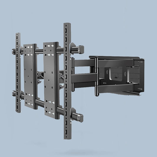 Adjustable TV Wall Mount Bracket Fits 70 120 Inch LCD TVs Dual Swivel Design Max VESA 1000x600mm Sturdy 6 Arm Support for Optimal Viewing Angle