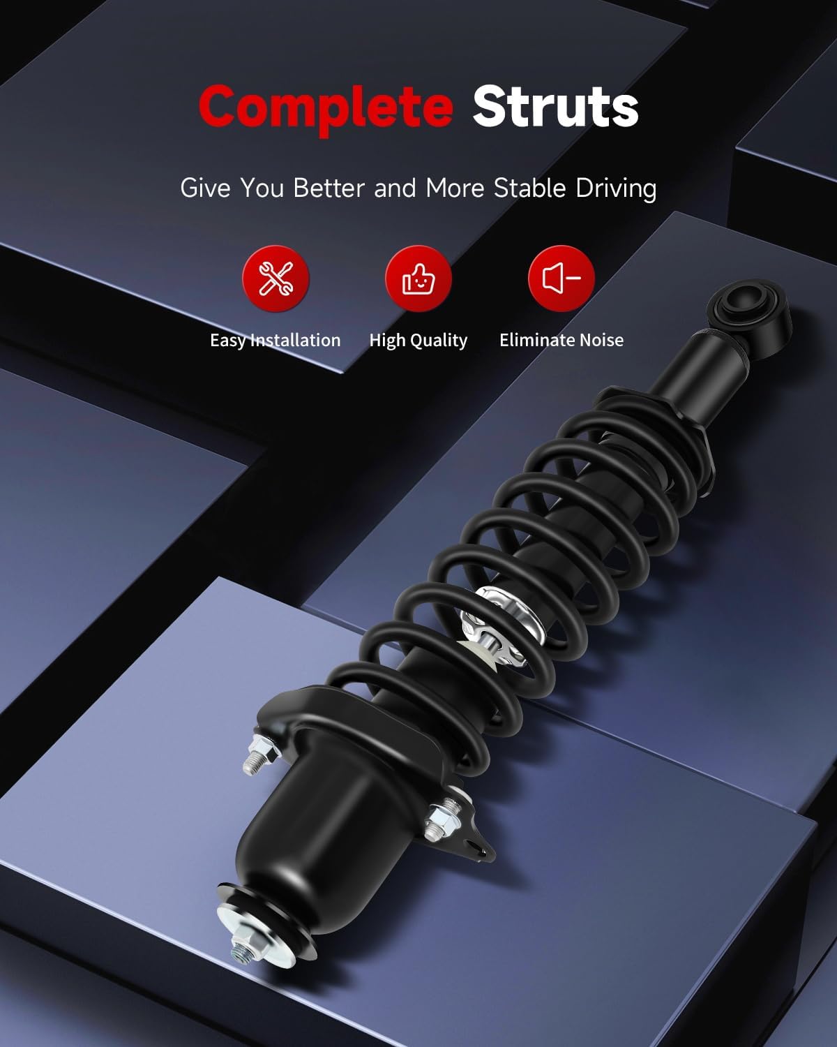 cciyu Struts Spring Assembly Struts Complete for 2003-2008 for Pontiac Vibe,2003-2008 for Toyota Corolla,2003-2008 for Toyota Matrix Struts Shocks for 171373L 171373R Rear Struts FWD