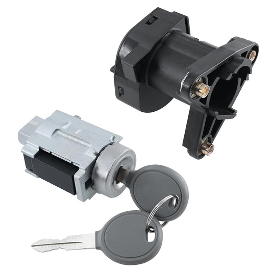 Compatible with Chevy Malibu 2004-2012, Pontiac G6 2005-2010, Saturn Aura 2007-2009 Ignition Switch Lock Cylinder Assembly with 2 Chip Keys with On-Board Programming 84663295